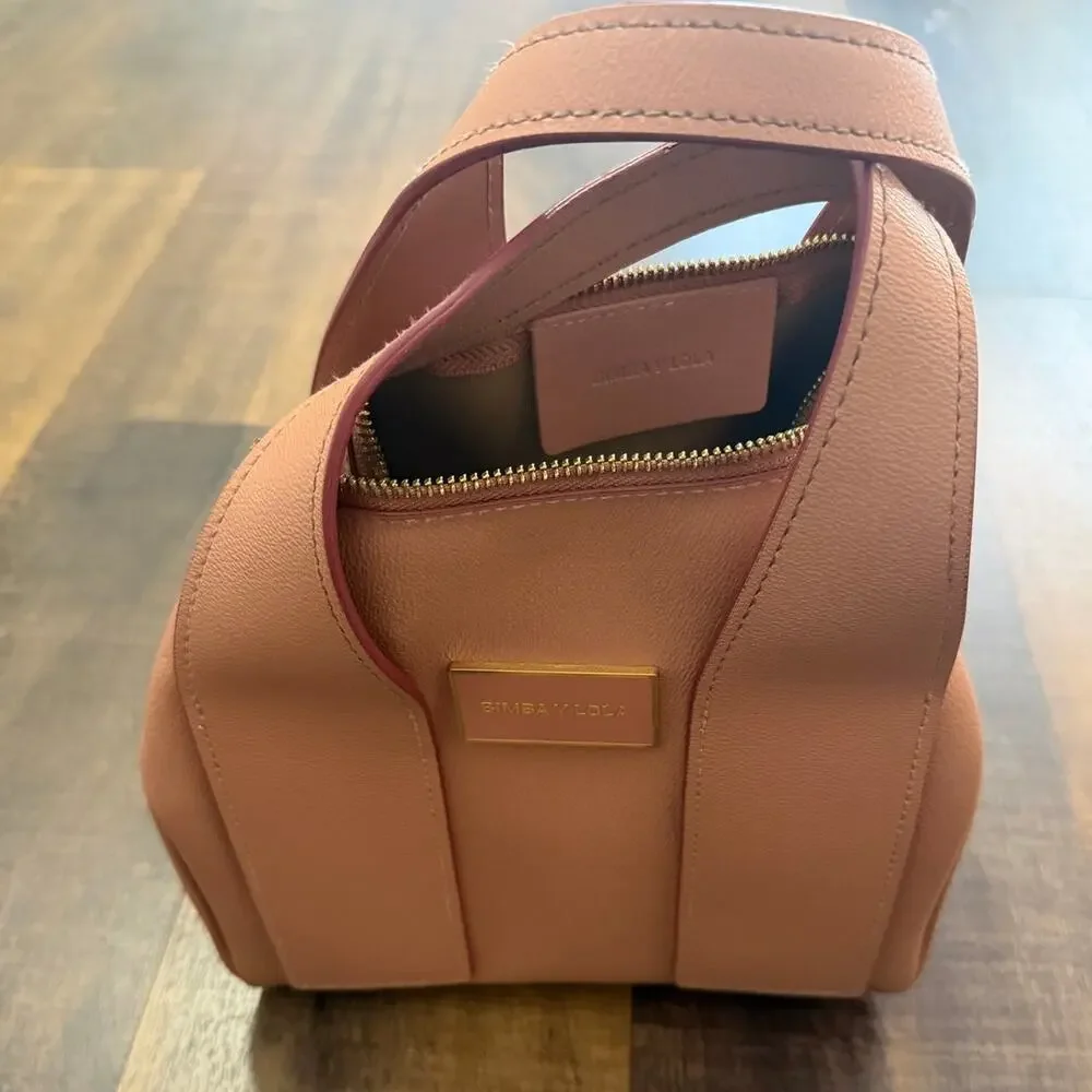 Bimba Y Lola Blush Pink Mini Bowler Bag Gold Hardware - Picture 3 of 10